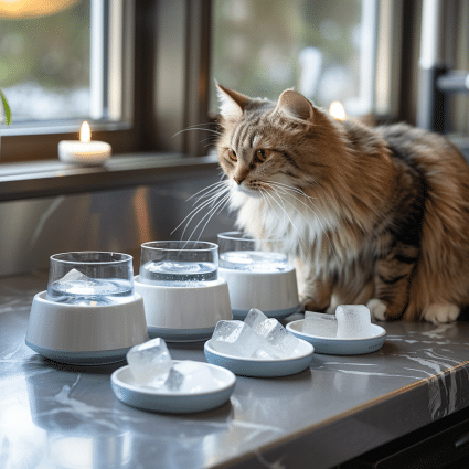 gamelle d'eau pour chat